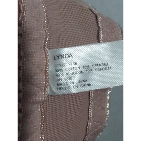 NWT Lynda's World Size 34B Rose Lace Underwire Front Close Bra - Picture 6 of 7